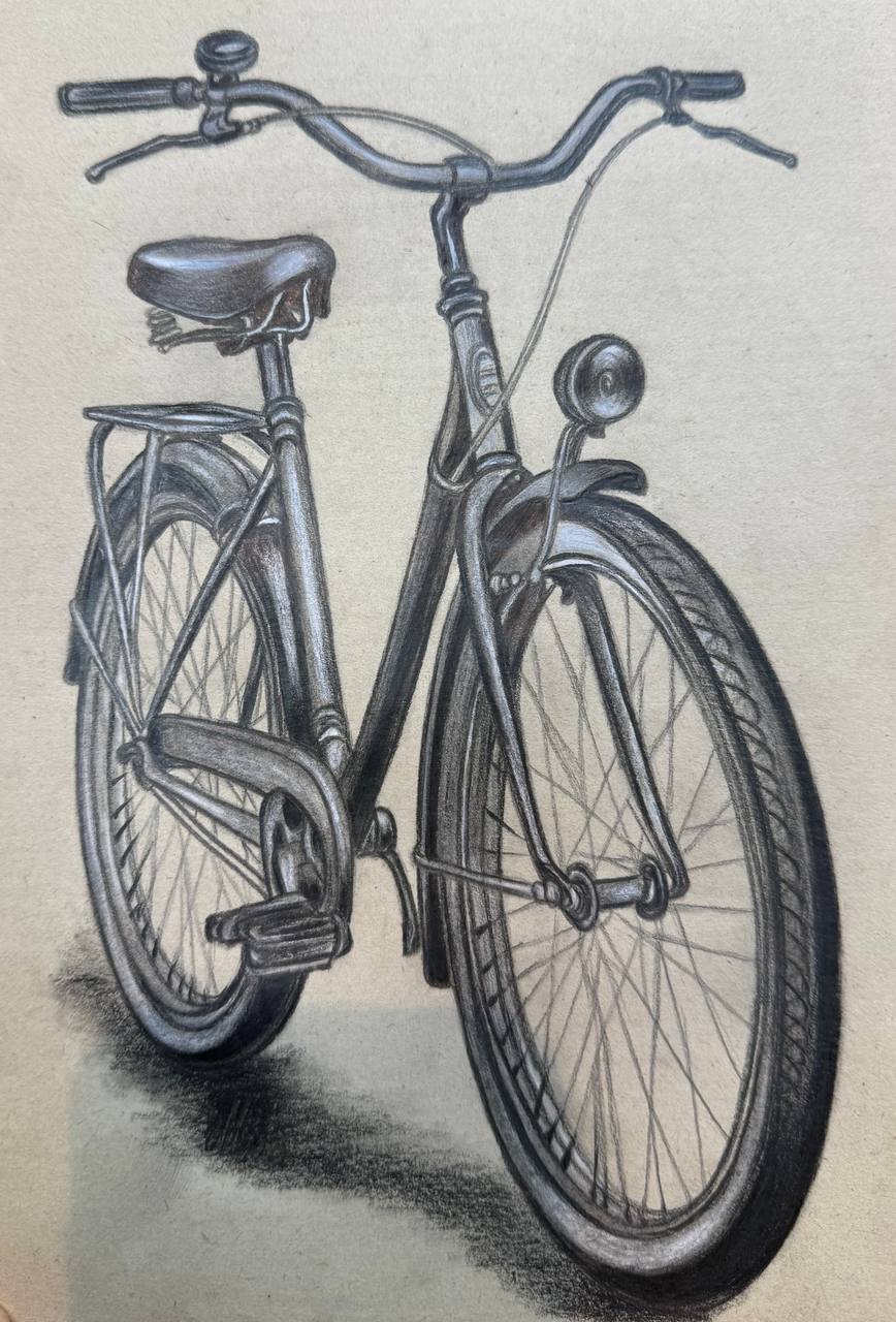 آموزش نقاشی سیاه قلم مینا میرزایی